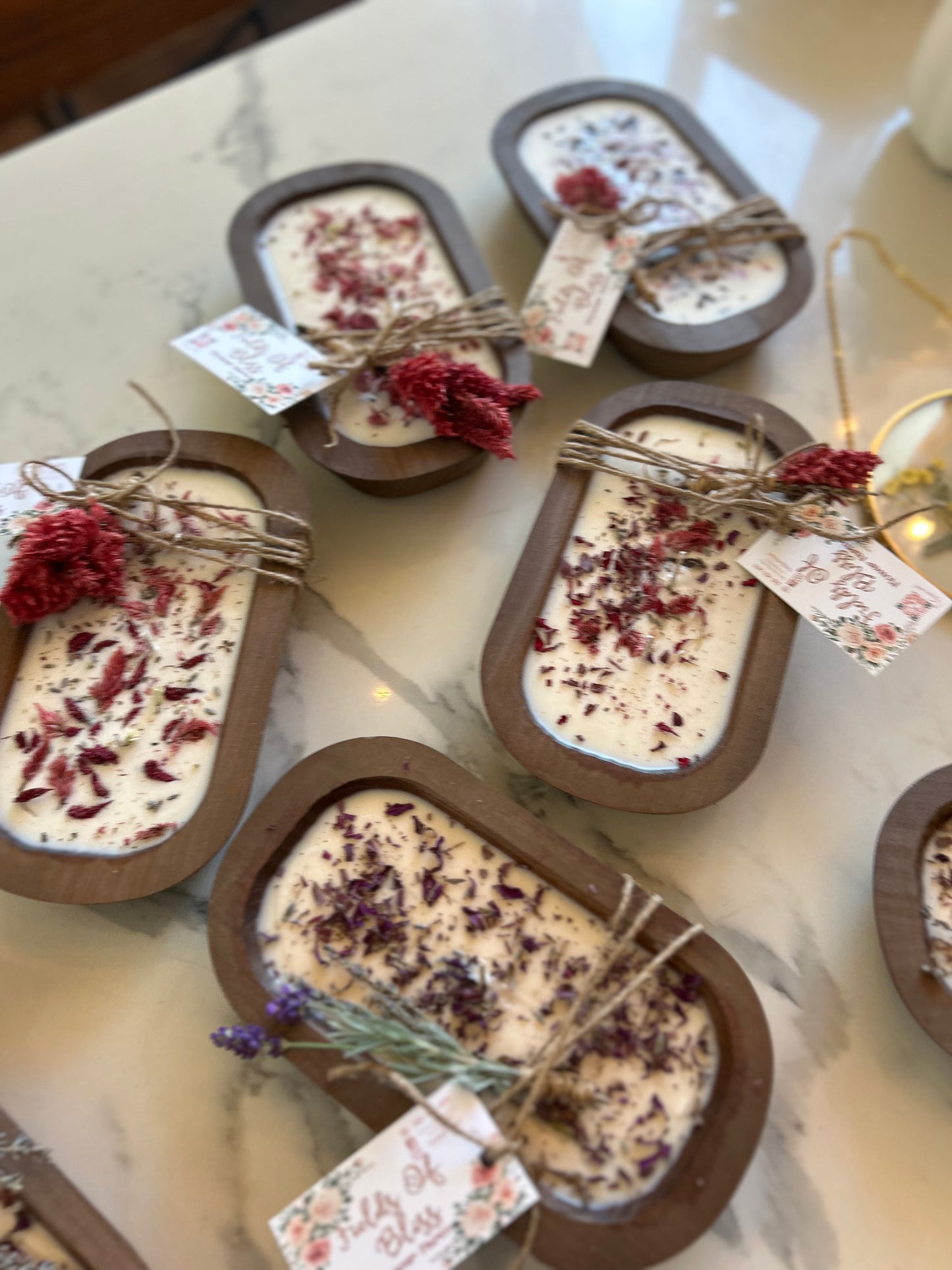 Large Sage Dough Bowl Candle