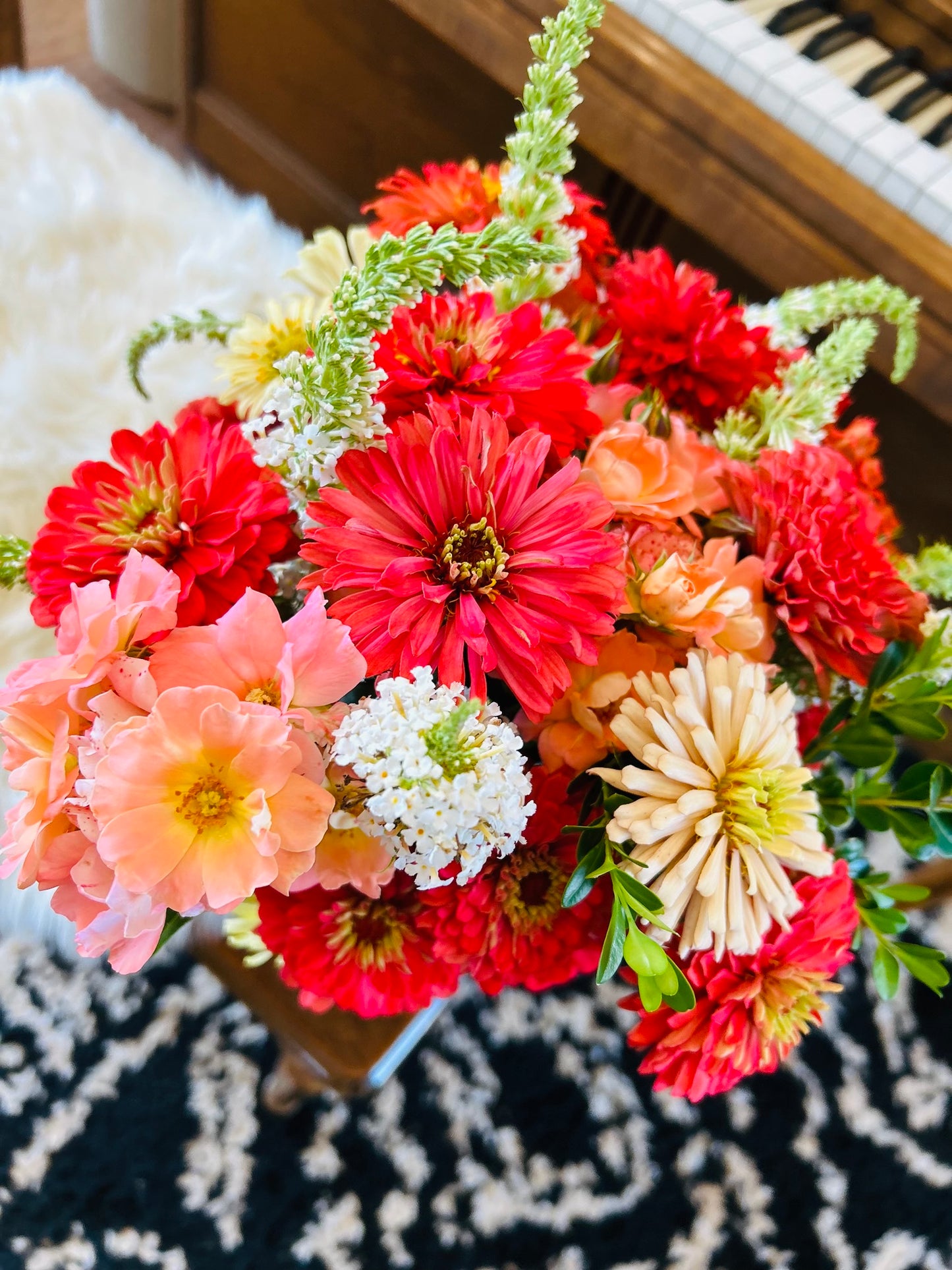 Small Mason Jar Bouquet