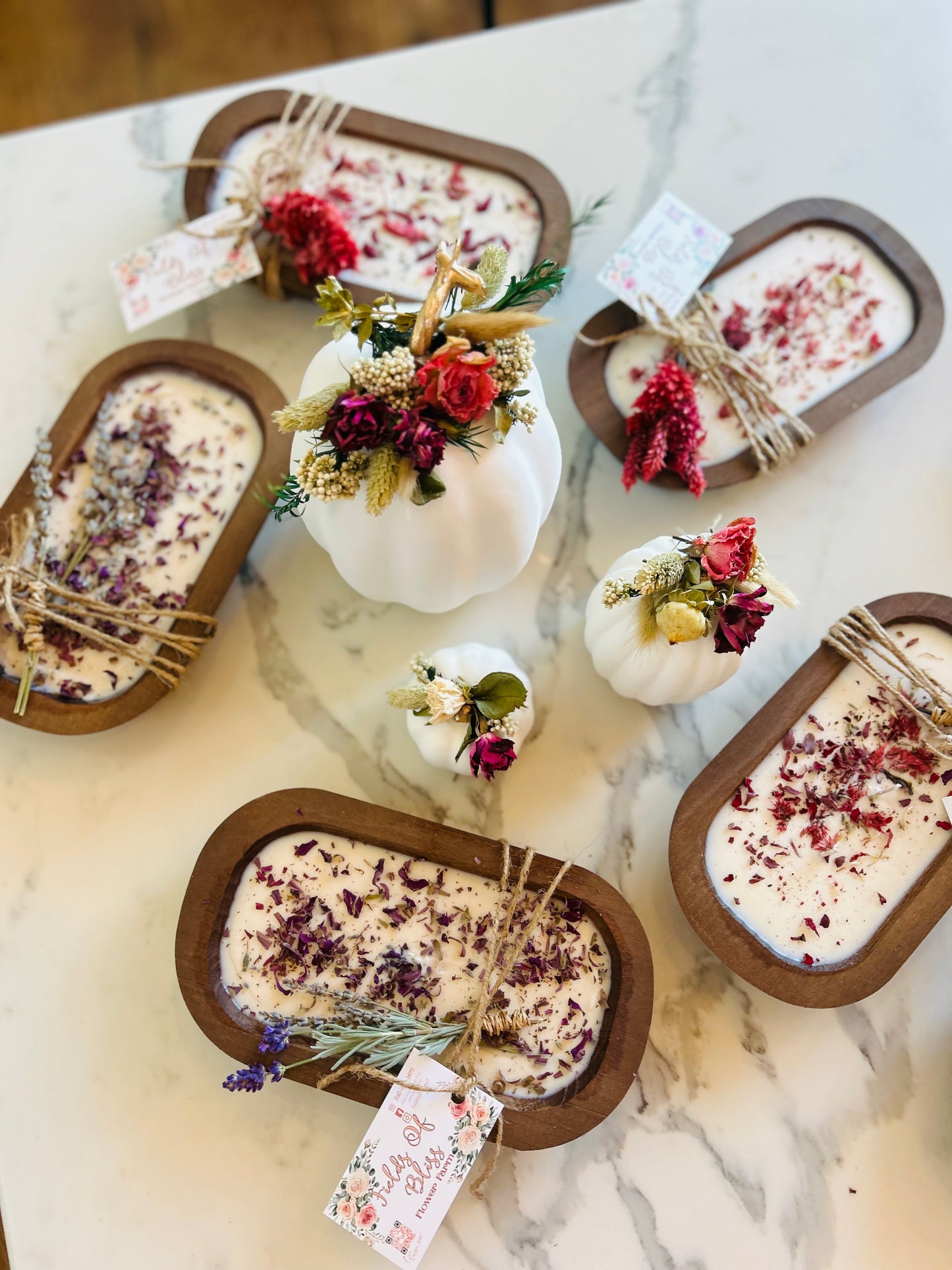 Large Sage Dough Bowl Candle