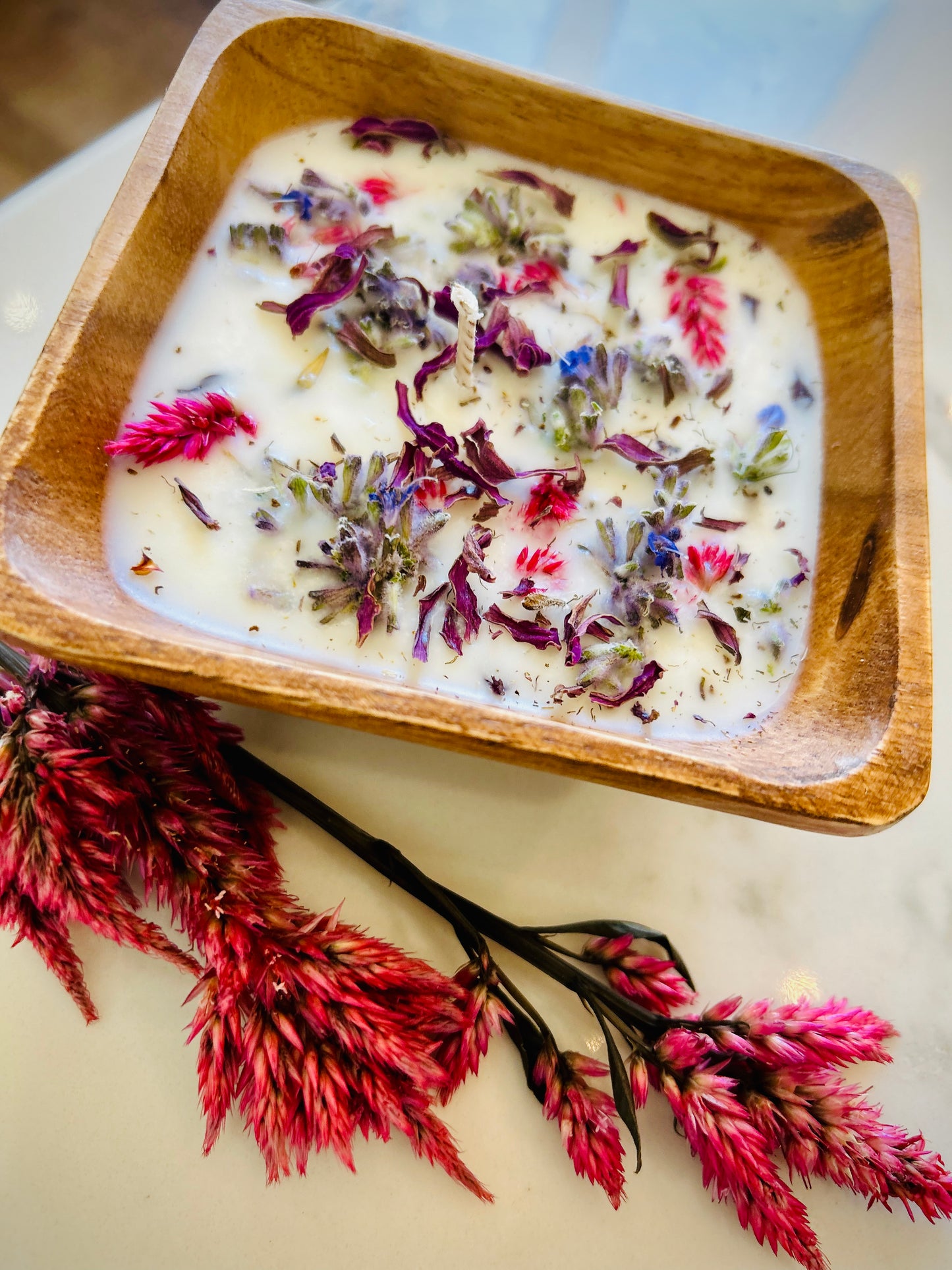 Small Sage Dough Bowl Candle